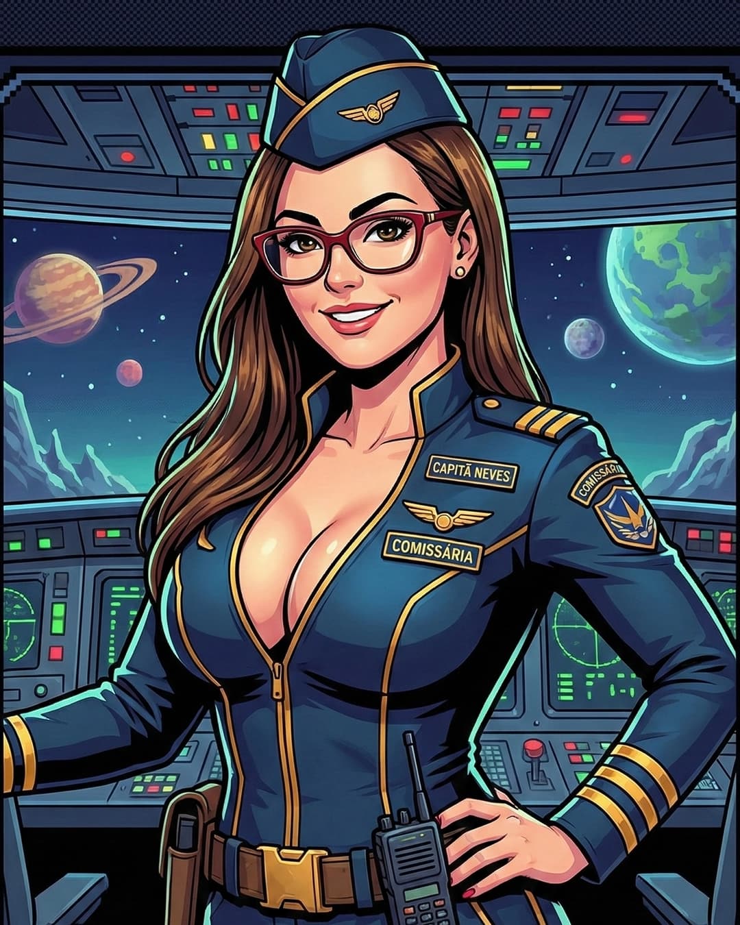 Retrato oficial de Capitã Neves